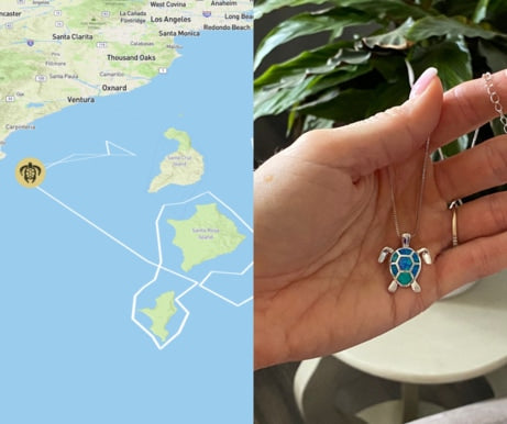 Sea Turtle Necklace; Making Real-life Impact