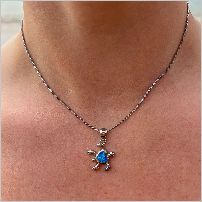The Sea Turtle Heart Necklace®