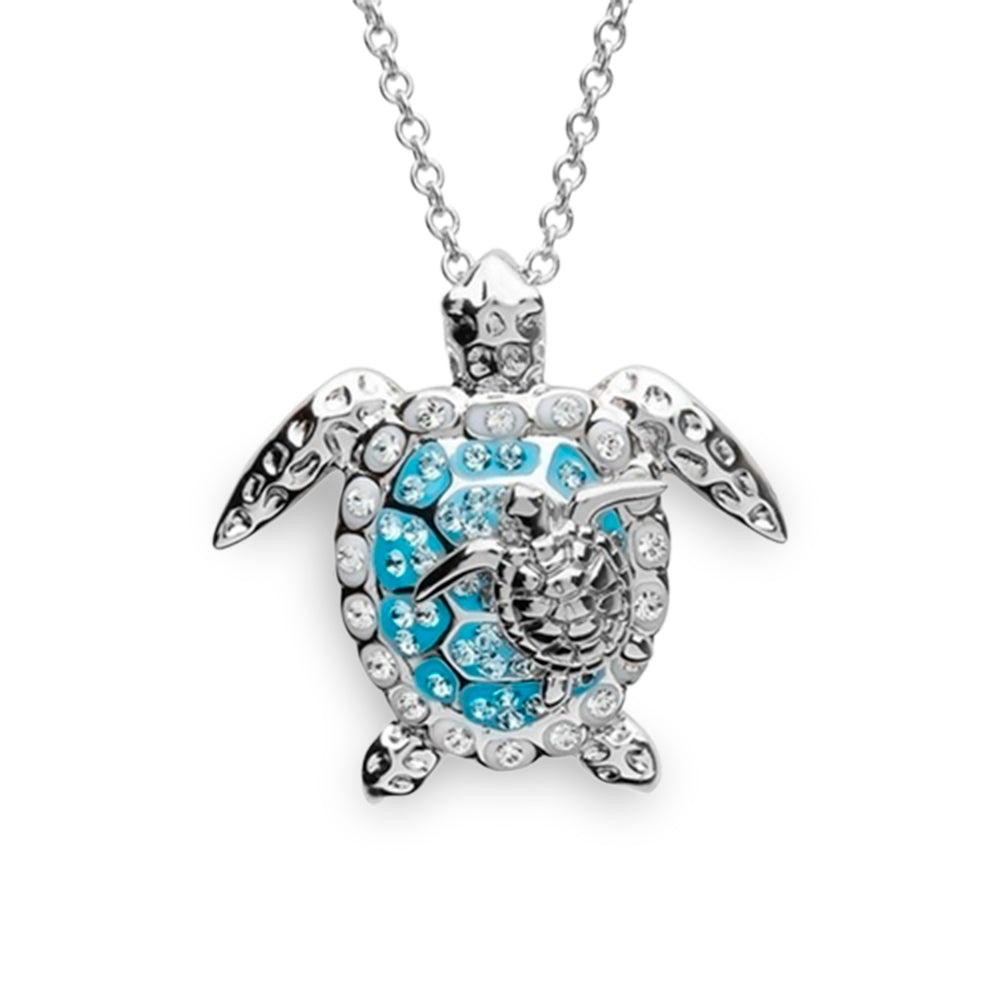 Turtle Mother and Baby Necklace®