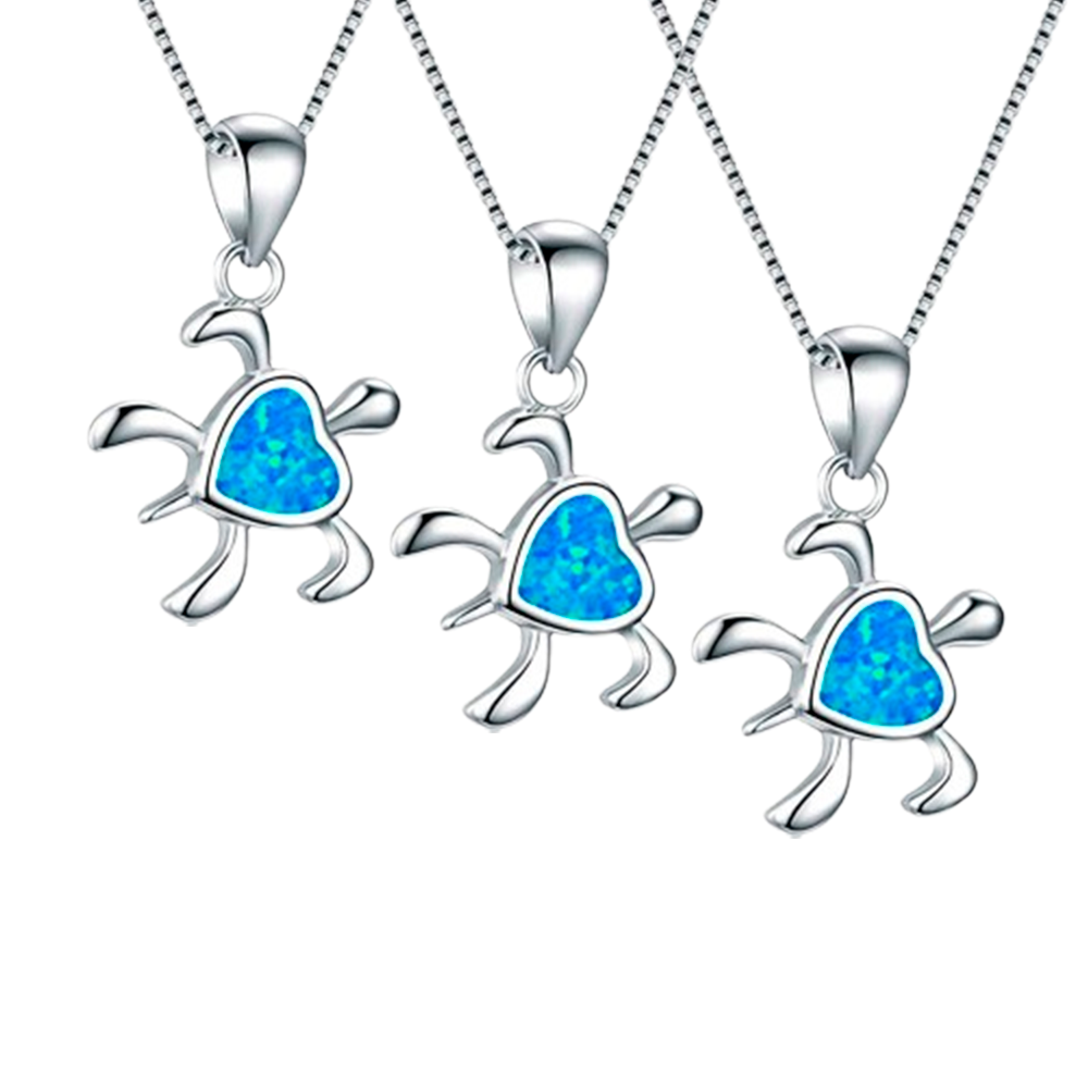 The Sea Turtle Heart Necklace