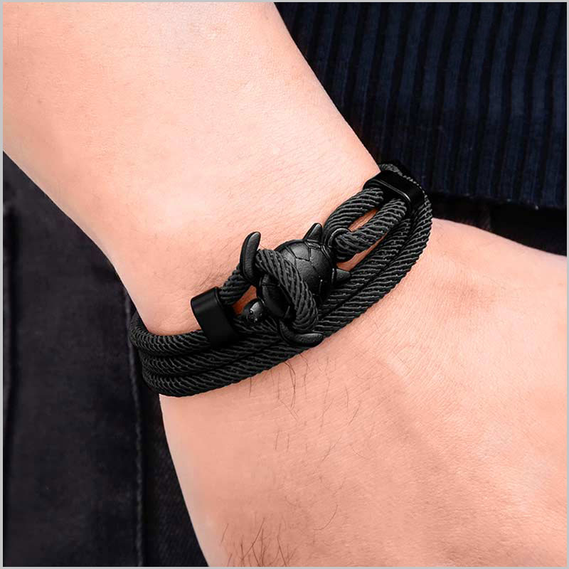 The Leather Back Bracelet *Unisex*